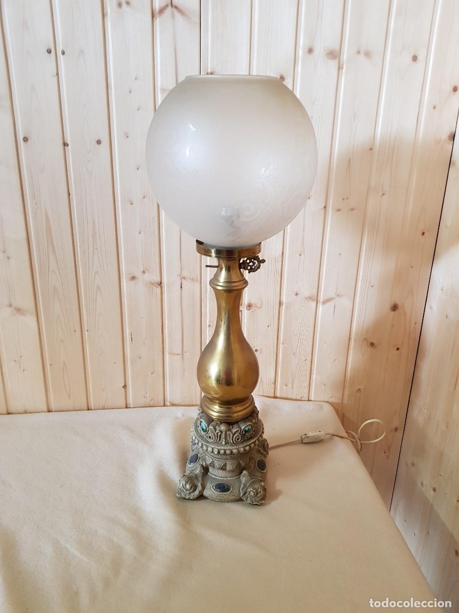 Antig&uuml;edades: LAMPARA TIPO QUINQUE - Foto 1