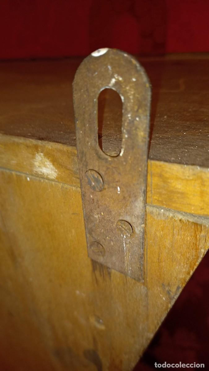 Antig&uuml;edades: M&eacute;nsula barroca madera tallada - Foto 10