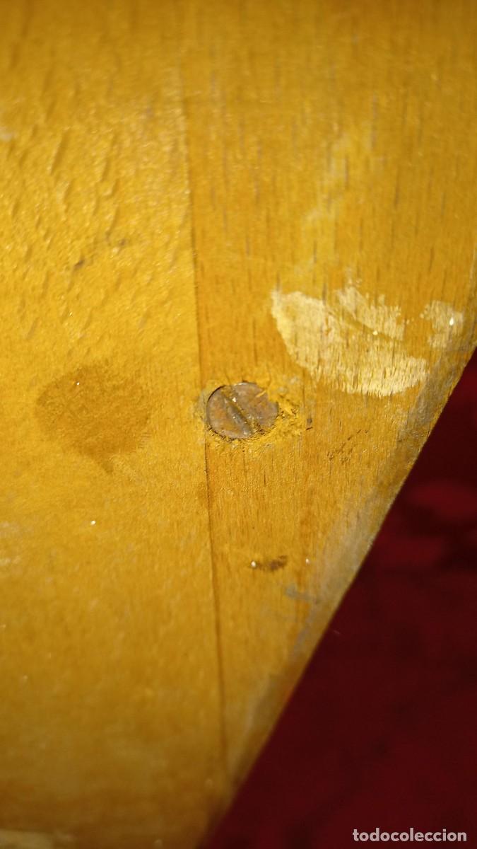 Antig&uuml;edades: M&eacute;nsula barroca madera tallada - Foto 11