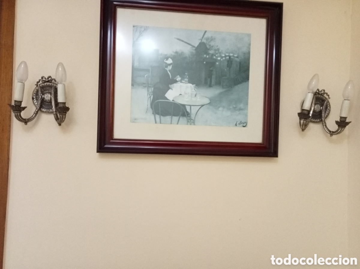 Antig&uuml;edades: PAREJA DE APLIQUES - Foto 3