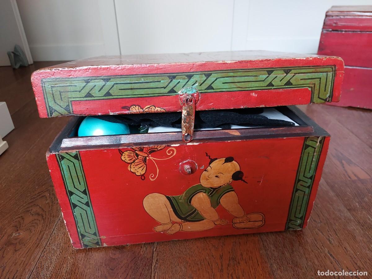 Antig&uuml;edades: CAJA GRANDE, POLICROMADA CHINA - Foto 1