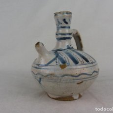 Antigüedades: ALCUZA EN CERÁMICA ARAGONESA DE TERUEL - SIGLO XIX. Lote 375723924