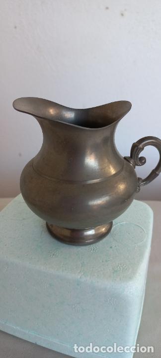 Antig&uuml;edades: ANTIGUO RECIPIENTE, jarrita, lechera salsera, DE PELTRE ESTA&Ntilde;O O SIMILAR. C & K C&ordm; Holland Kurz Till