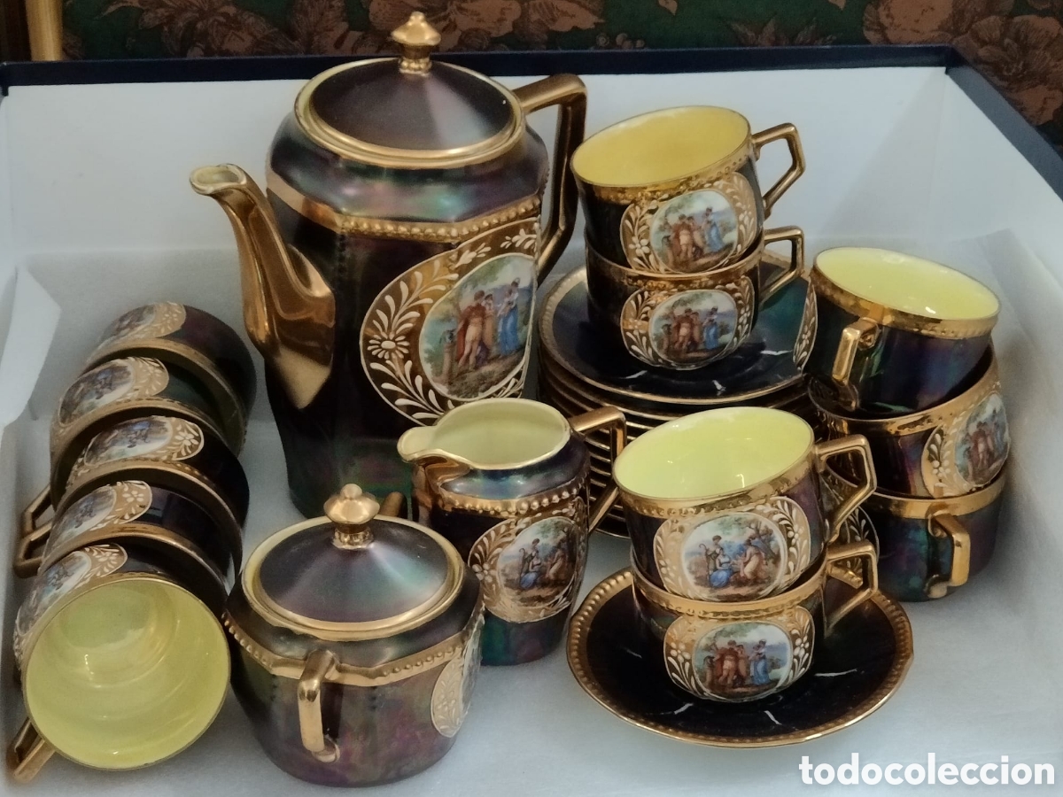 Antig&uuml;edades: ANTIGUO JUEGO DE CAF&Eacute; - Foto 1