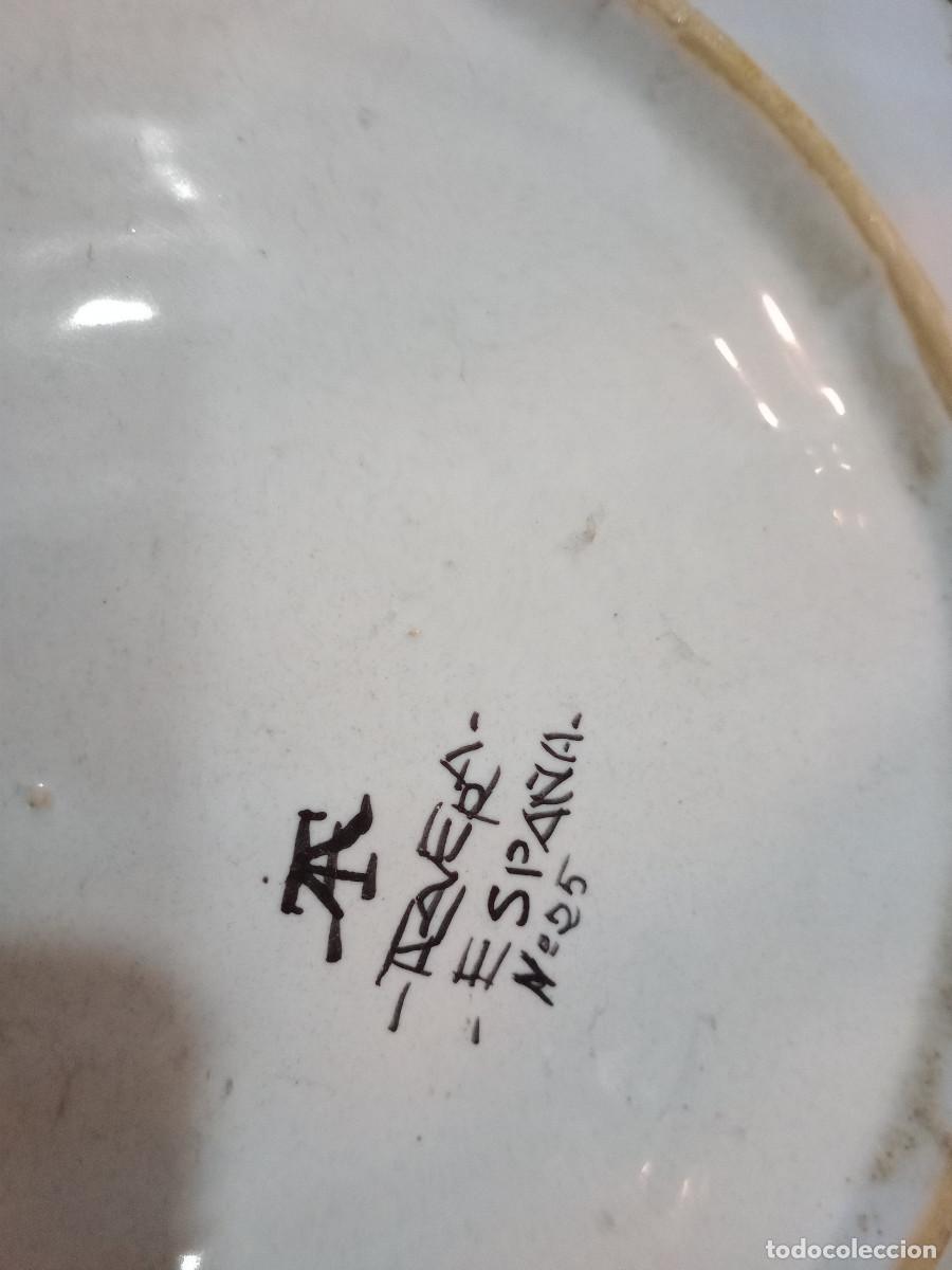 Antig&uuml;edades: plato de talavera - Foto 6