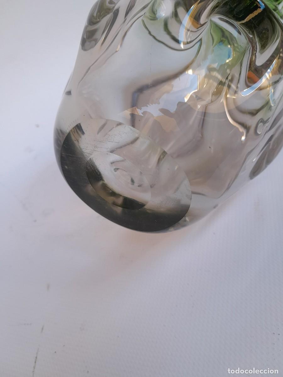 Antig&uuml;edades: jarron de cristal de murano- - Foto 3