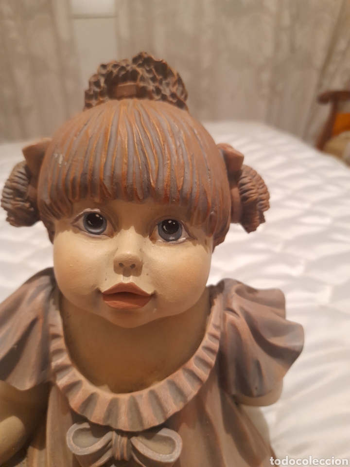 Antig&uuml;edades: Preciosa mu&ntilde;eca de cer&aacute;mica - Foto 4