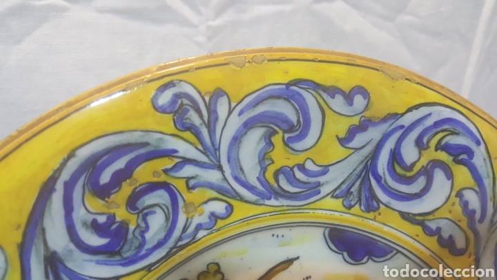 Antig&uuml;edades: PLATO CER&Aacute;MICA TALAVERA - Foto 4