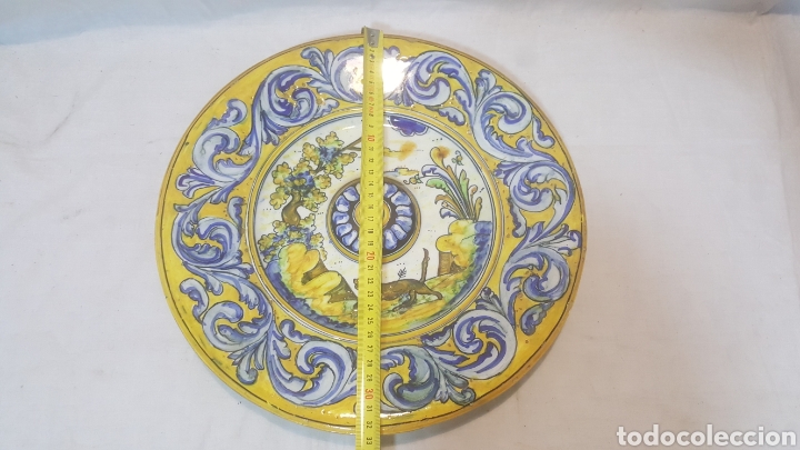 Antig&uuml;edades: PLATO CER&Aacute;MICA TALAVERA - Foto 6