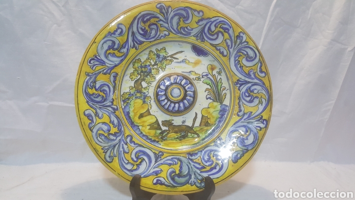 Antig&uuml;edades: PLATO CER&Aacute;MICA TALAVERA - Foto 1