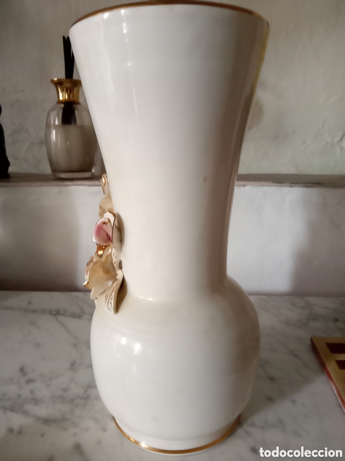 Antig&uuml;edades: Jarr&oacute;n florero Manises - Foto 3