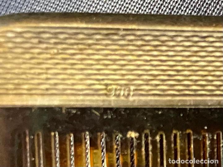 Antig&uuml;edades: 127.- Peine. Funda de plata. Marca 900 - Foto 2