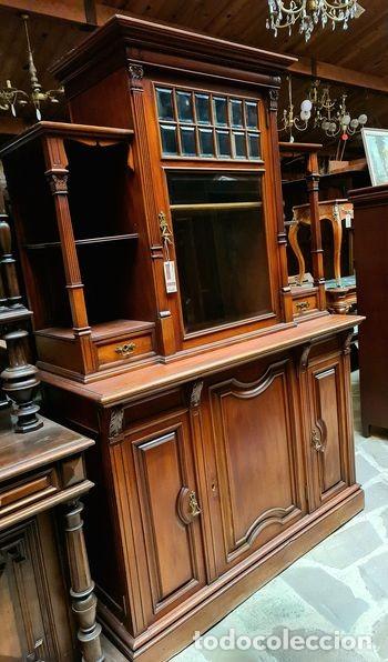 Antig&uuml;edades: VAJILLERO CAOBA - Foto 1