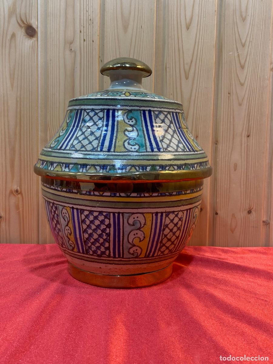 Antig&uuml;edades: JARRON DE CERAMICA ESMALTADA - Foto 1