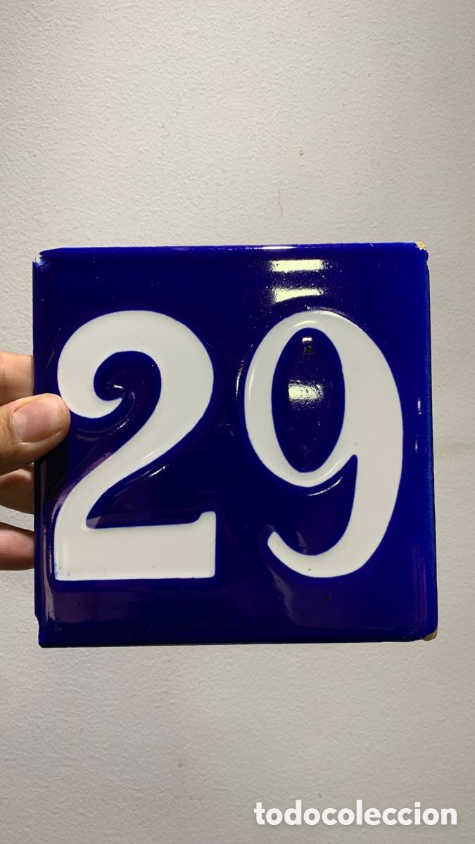 Antig&uuml;edades: ANTIGUO AZULEJO N&ordm; 29 - Foto 1