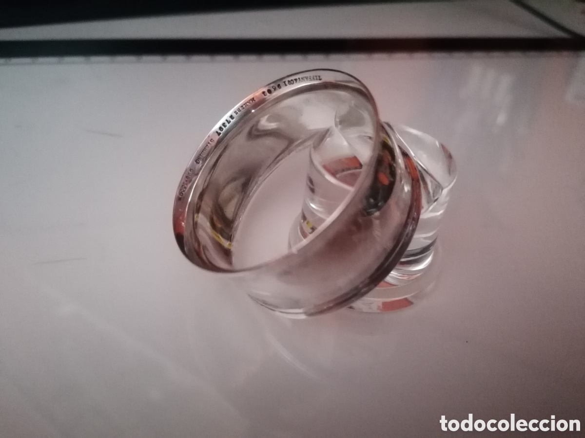 Antig&uuml;edades: Anillo de servilletas, TIFFANY. Plata de ley - Foto 4