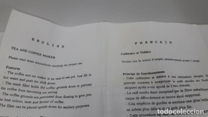 Antig&uuml;edades: CAFETERA / TETERA DE EMBOLO . - Foto 14