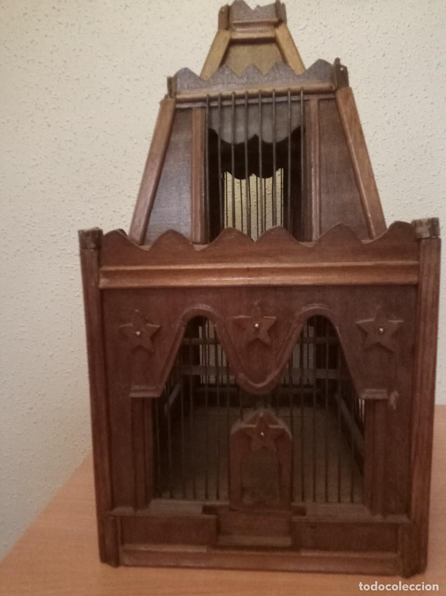 Antig&uuml;edades: Jaula antigua para p&aacute;jaros - Foto 4