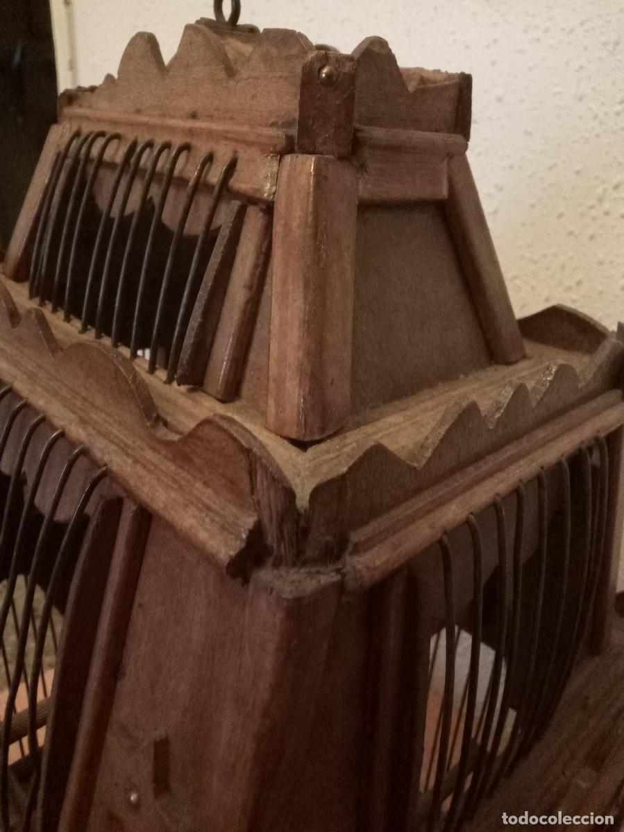 Antig&uuml;edades: Jaula antigua para p&aacute;jaros - Foto 6