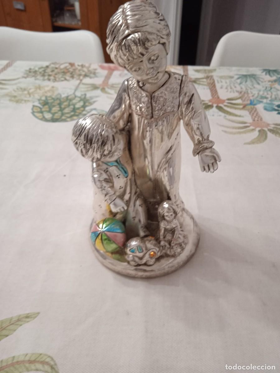 Antig&uuml;edades: Escultura laminada en plata 925 - Foto 1