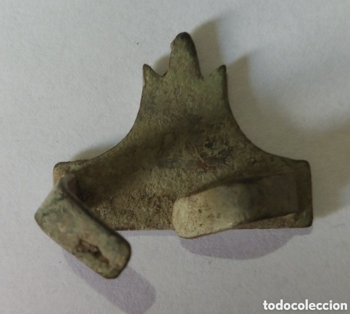 Antig&uuml;edades: Remate de bronce siglo XVII - Foto 2