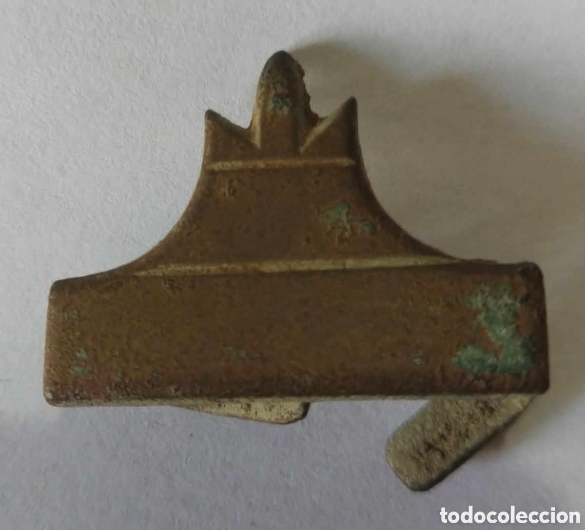 Antig&uuml;edades: Remate de bronce siglo XVII - Foto 1
