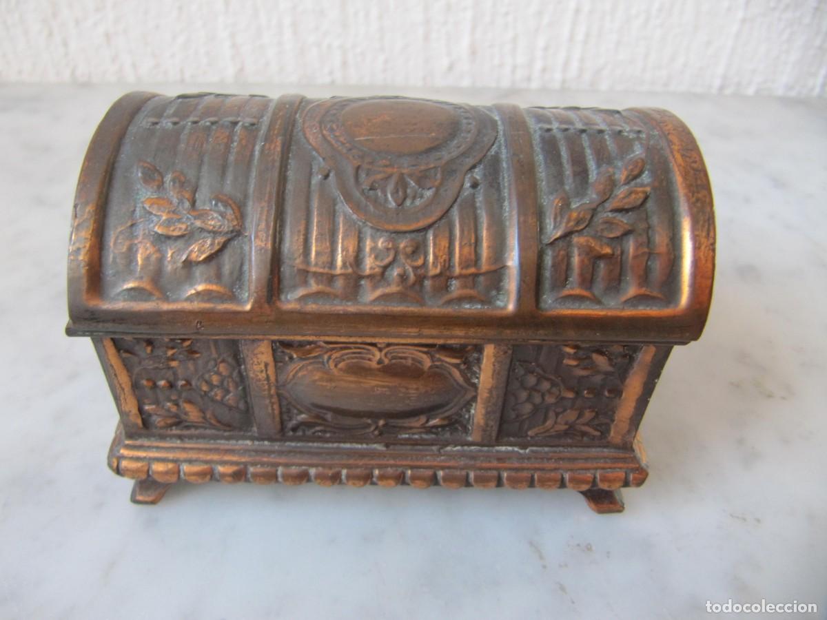 Antig&uuml;edades: antiguo Cofre joyero - Foto 2