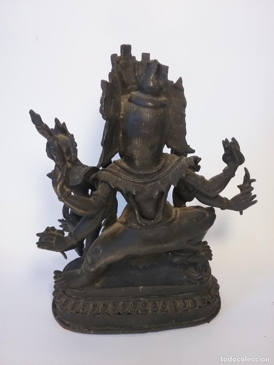 Antig&uuml;edades: ANTIGUA FIGURA DE GANESH - Foto 3