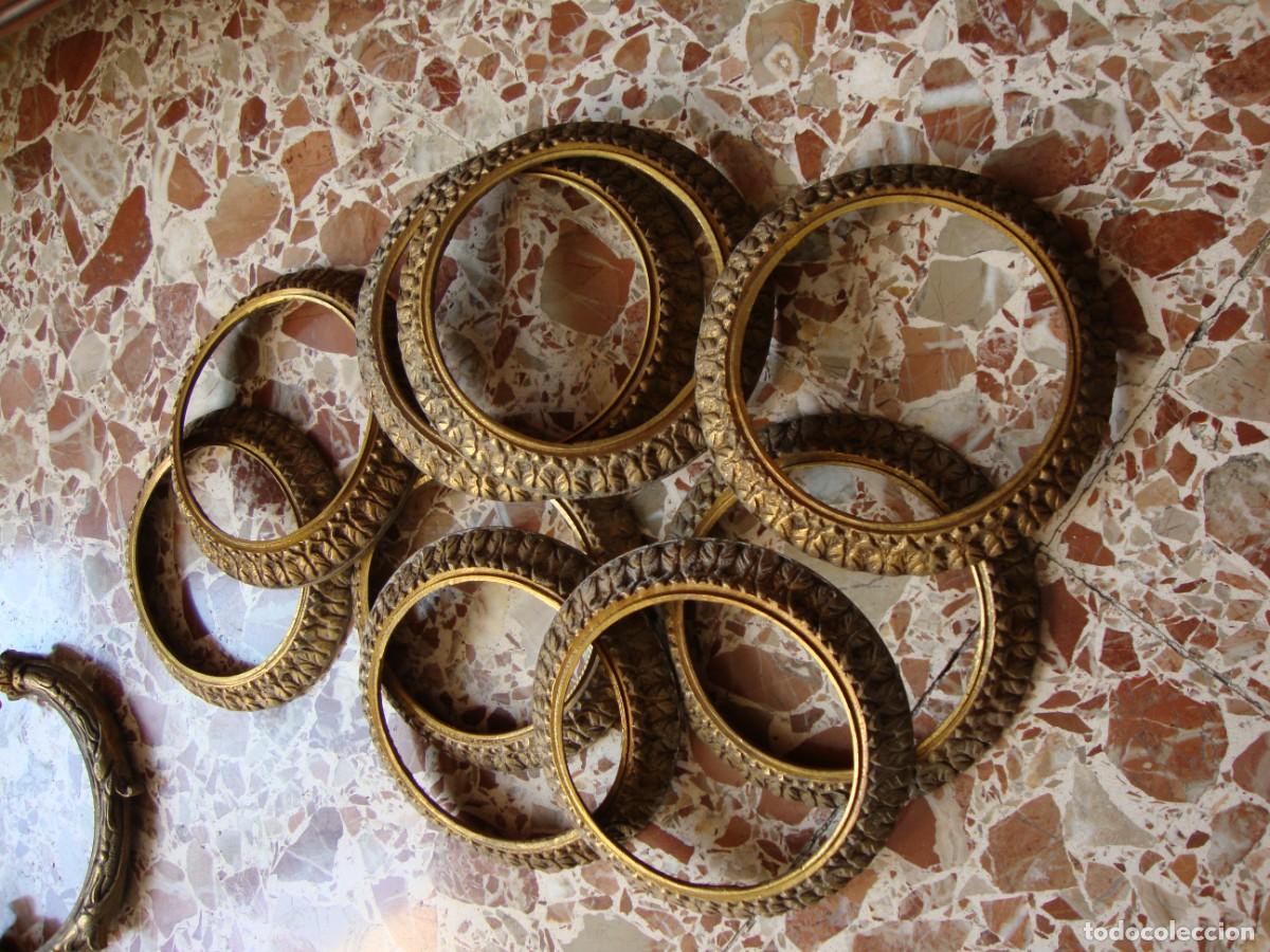 Antig&uuml;edades: LAMPARA DE BRONCE CON 9 BRAZOS - Foto 3