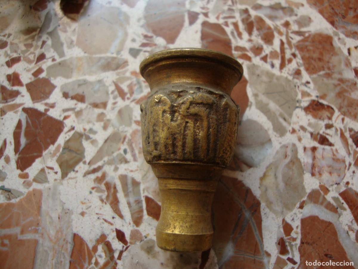 Antig&uuml;edades: LAMPARA DE BRONCE CON 9 BRAZOS - Foto 4