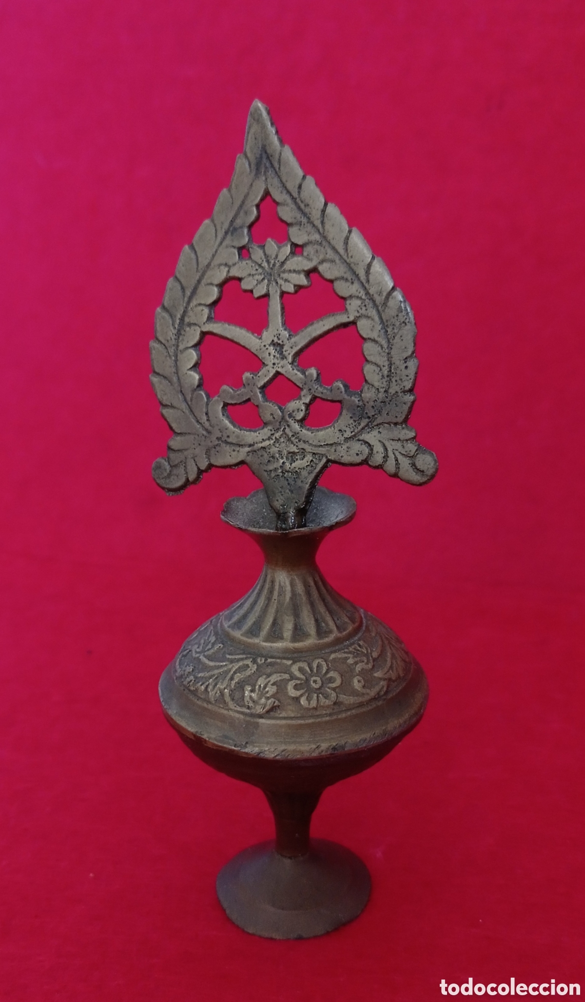 Antiques: ⚜️ANTIGUA BOTELLA DE BRONCE DELINEADOR OJOS KHOL SURME