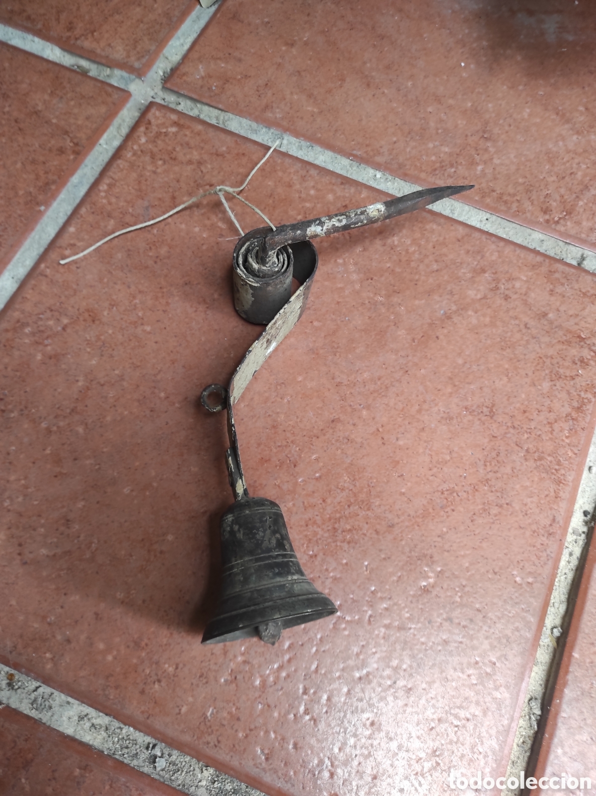 antigua campana de puerta - avisador de entrada - Compra venta en  todocoleccion