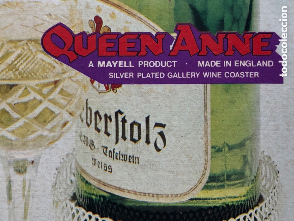 Antig&uuml;edades: Portabotella plata Queen Anne - Foto 3