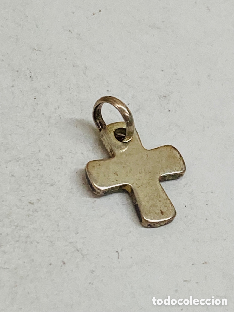 Antig&uuml;edades: Cruz de plata peque&ntilde;a /C320 - Foto 1