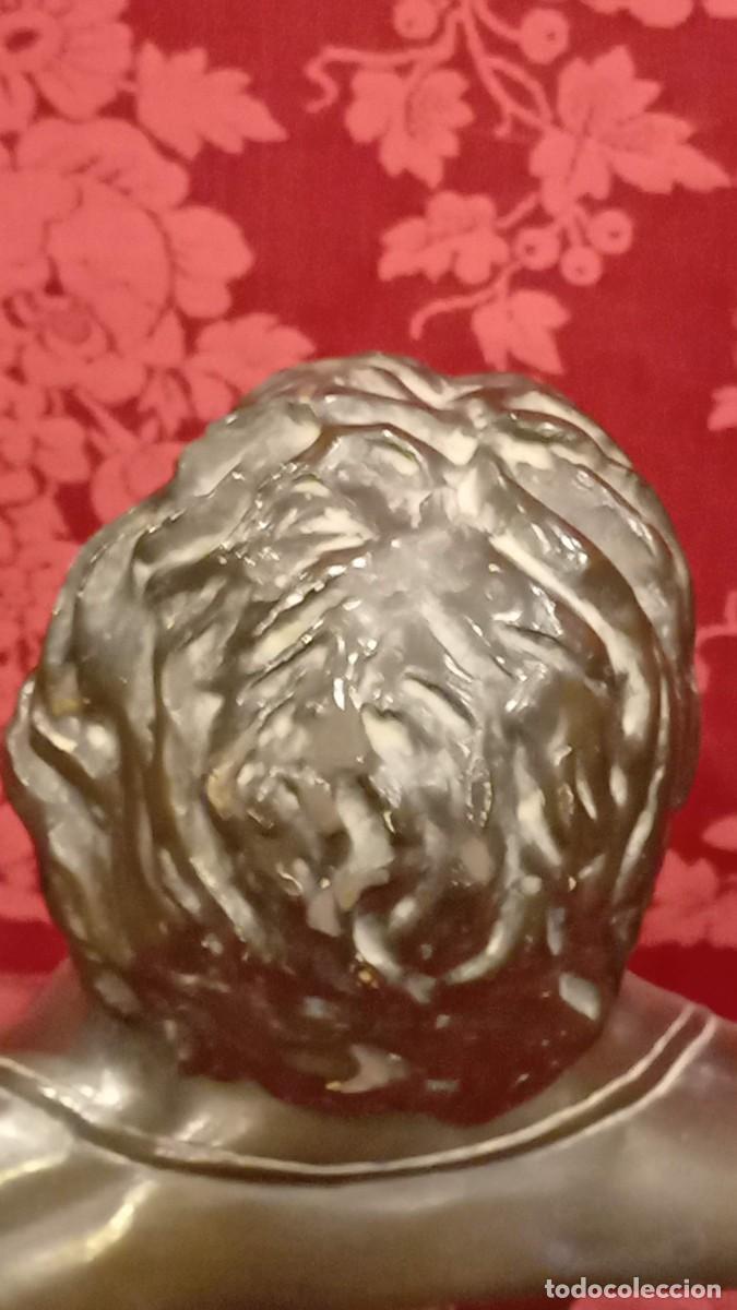 Antig&uuml;edades: Busto de Mozart en estuco bronc&iacute;neo - Foto 16