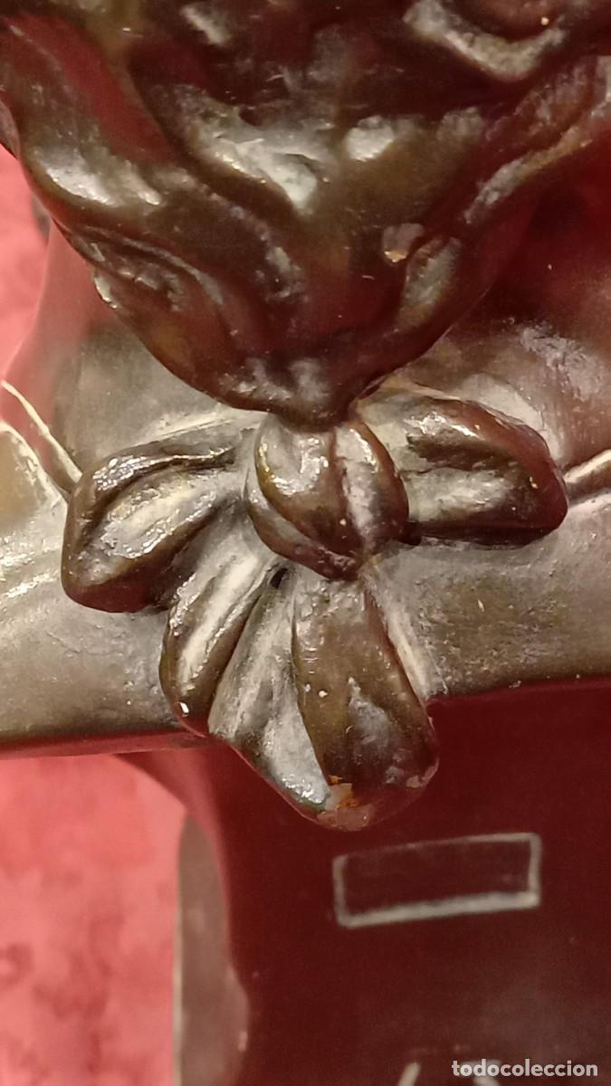 Antig&uuml;edades: Busto de Mozart en estuco bronc&iacute;neo - Foto 22