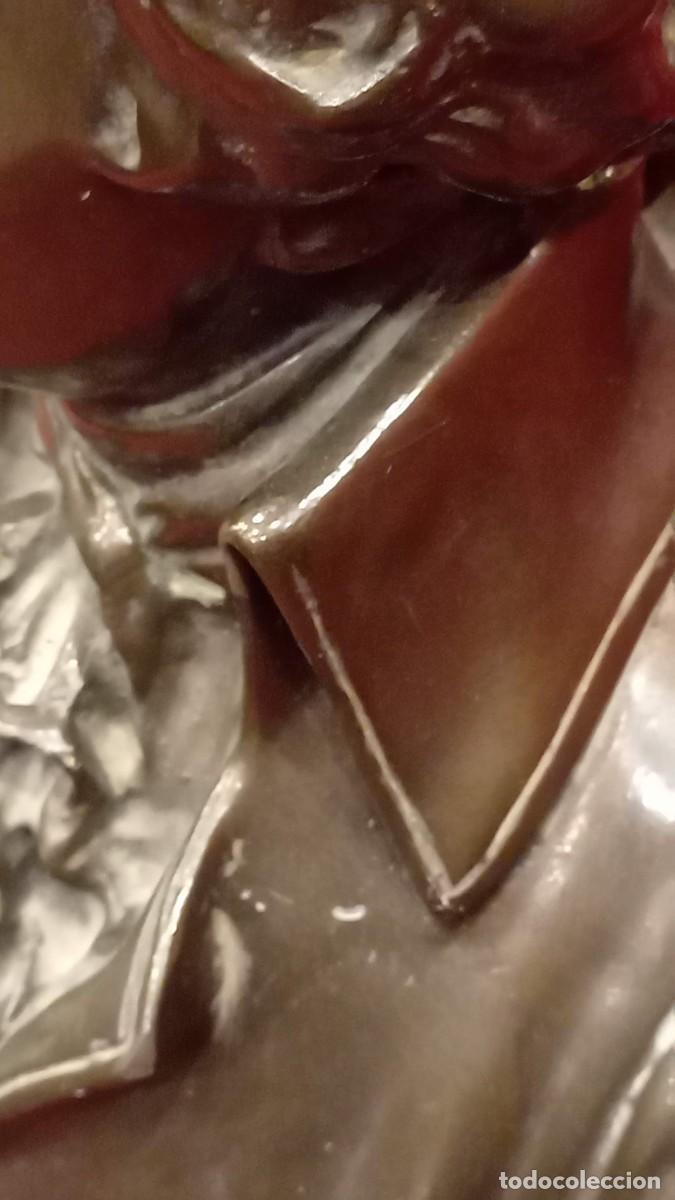 Antig&uuml;edades: Busto de Mozart en estuco bronc&iacute;neo - Foto 25