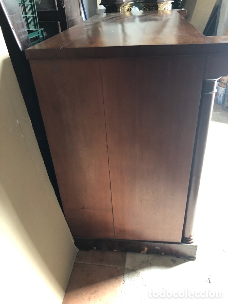 Antig&uuml;edades: G Comoda estilo imperio en madera de caoba - Foto 2