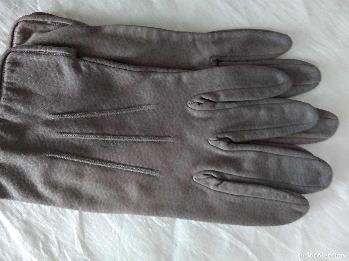 Antig&uuml;edades: Guantes caballero antiguos - Foto 2