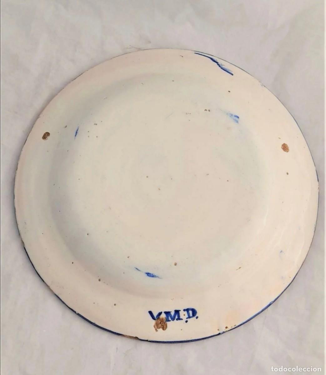 Antig&uuml;edades: Antiguo plato de Manises - Foto 2