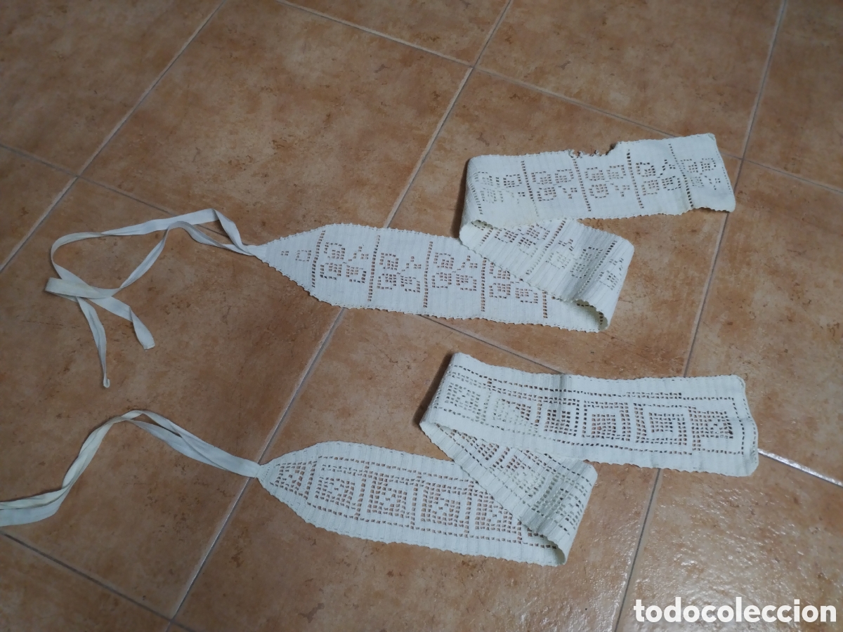 Antig&uuml;edades: Dos antiguas fajas de bebe - Foto 14