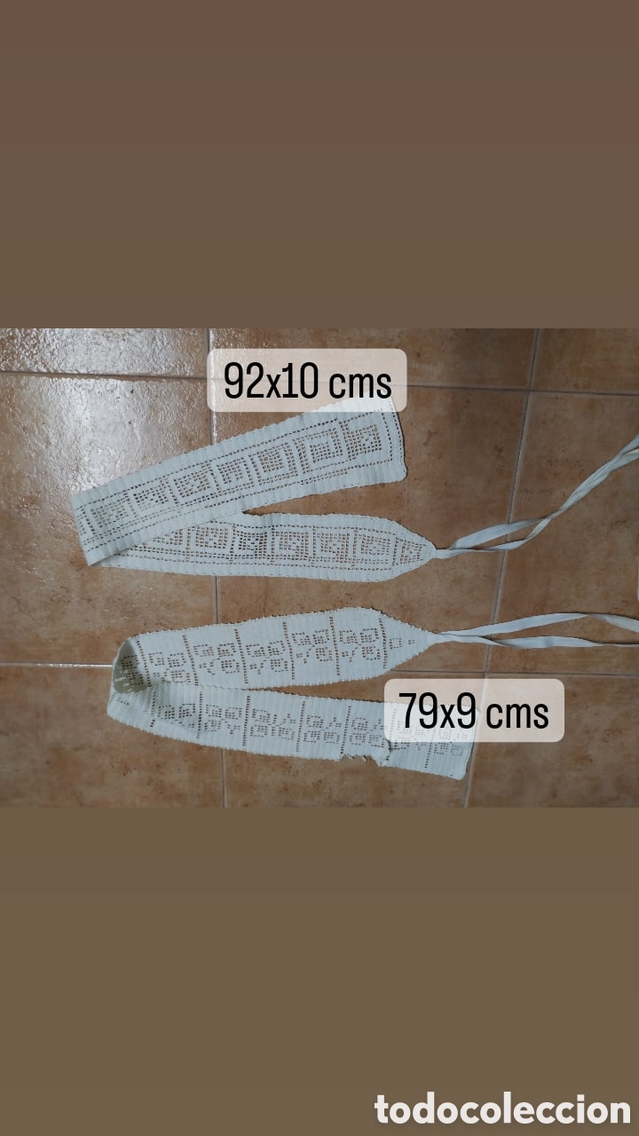 Antig&uuml;edades: Dos antiguas fajas de bebe - Foto 15