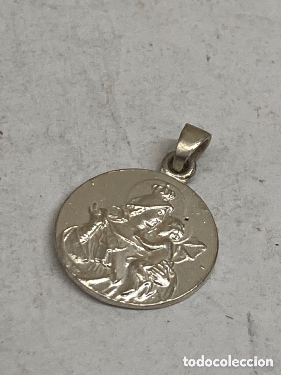 Antig&uuml;edades: Medalla de plata religiosa - Foto 2