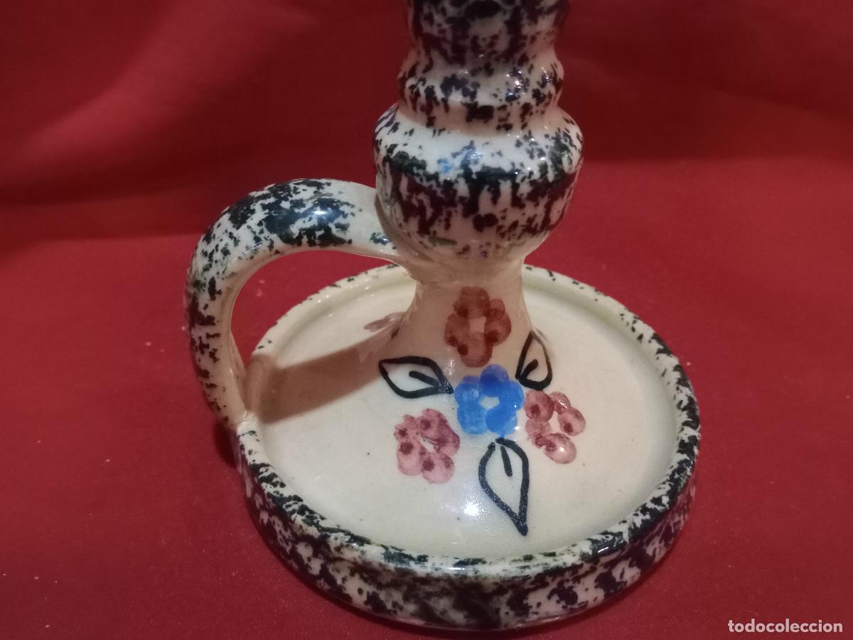 Antig&uuml;edades: palmatoria de ceramica - Foto 2