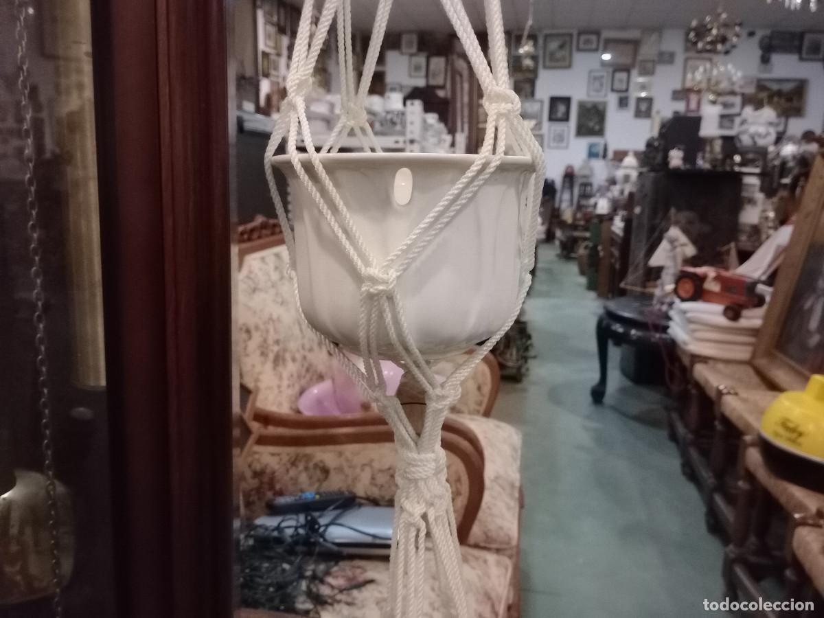 Antig&uuml;edades: 2 macetas colgante - Foto 3