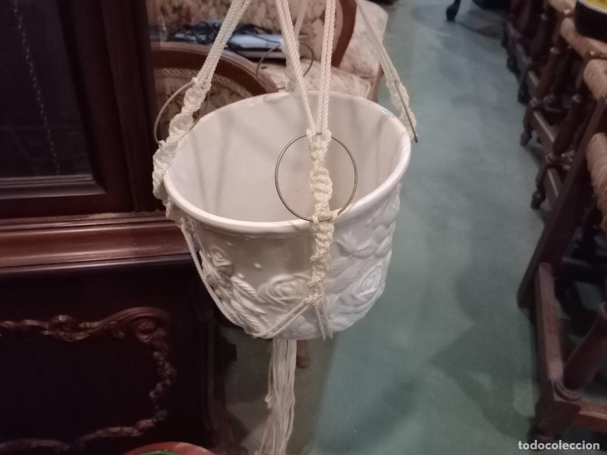 Antig&uuml;edades: 2 macetas colgante - Foto 4