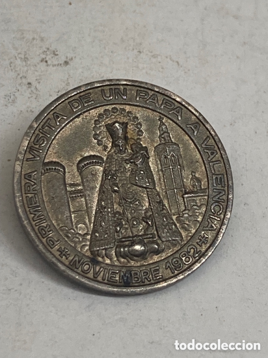 Antig&uuml;edades: Medalla de plata religiosa - Foto 2