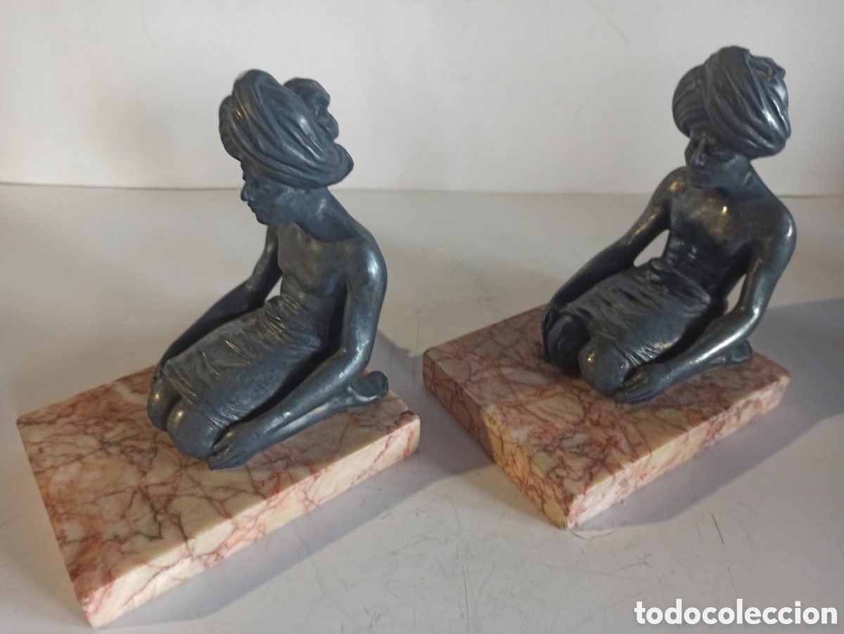 Antig&uuml;edades: Figuras de bronce con peana - Foto 4
