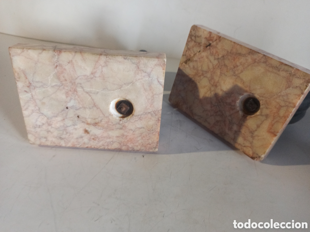 Antig&uuml;edades: Figuras de bronce con peana - Foto 5
