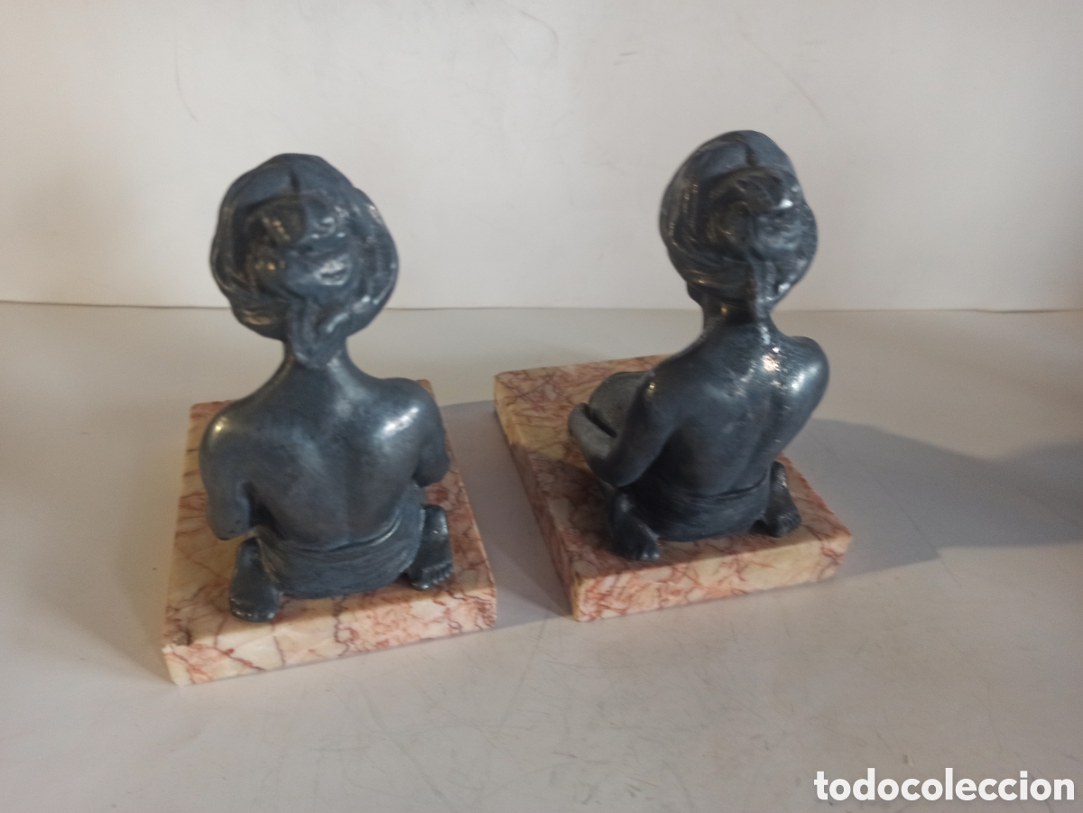 Antig&uuml;edades: Figuras de bronce con peana - Foto 6